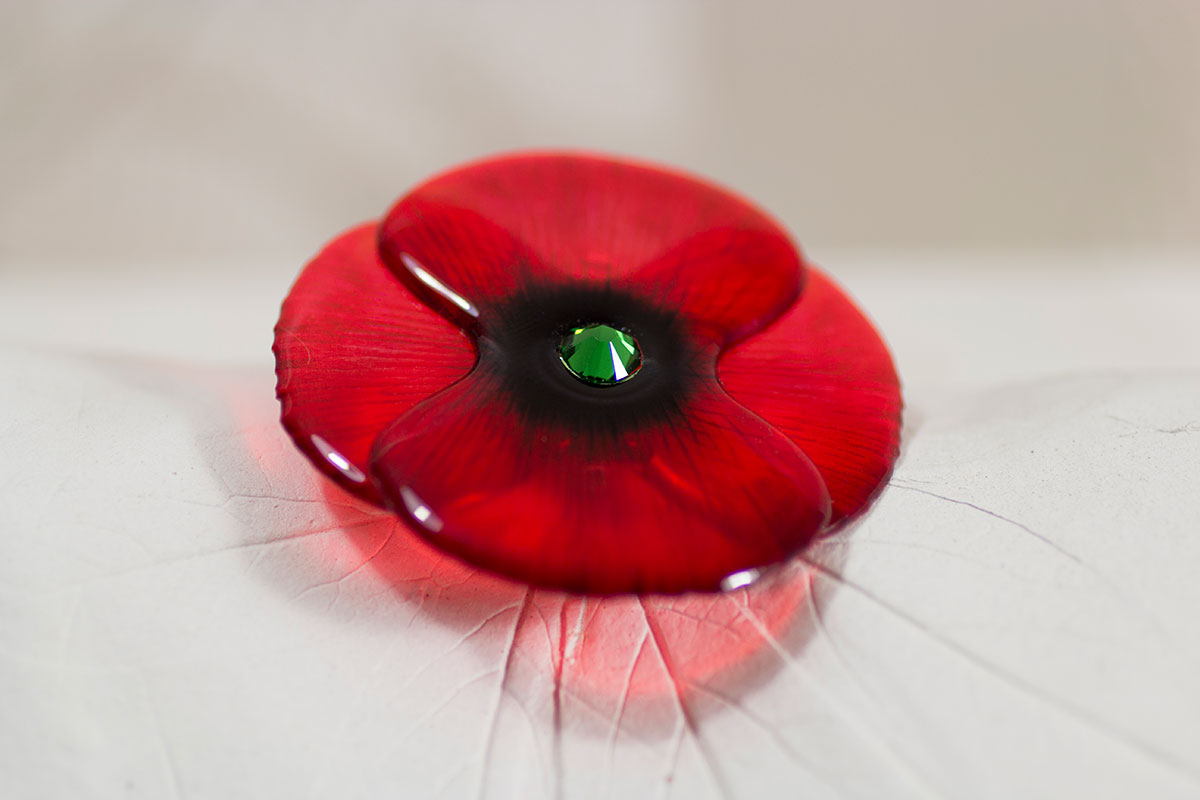 Vintage hot sale poppy brooch